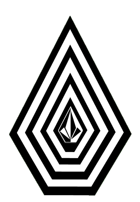 Op Art Stone Sticker by Volcom