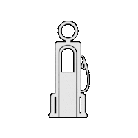 losolivosgeneralstore small business gas pump los olivos los olivos general store Sticker