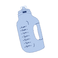 Hydration Hydra Sticker by Ello Products