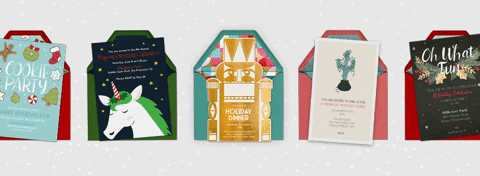 holiday cards GIF by evite