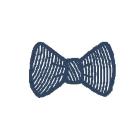 Gestrikt bow bowtie strik hairbow Sticker