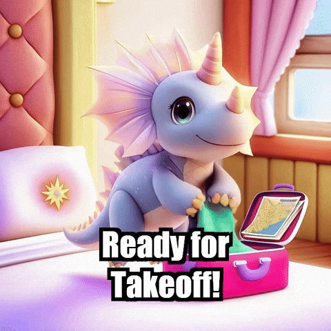 Ready For Takeoff Packing GIF by Divineasaur