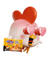 Chicken Love Sticker by Wings Corporation