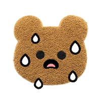 Bear Sweat Sticker by なまいキッズ