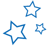 Blue Stars Sticker by Create Cultivate