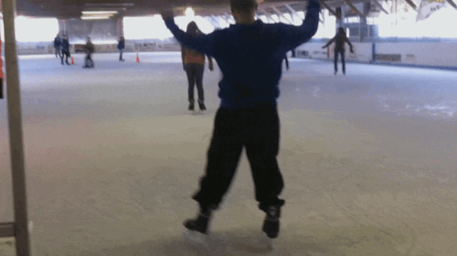 ice skating fail GIF by America's Funniest Home Videos
