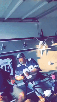 NFL Fan Shares Late Dad's Cowboys-Themed Room Ahead of Season Opener