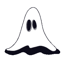 Halloween Ghost Sticker by deinechristine