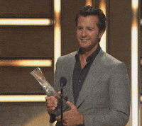 luke bryan wink GIF by CMT Artists of the Year