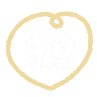 Heart 黄色 Sticker