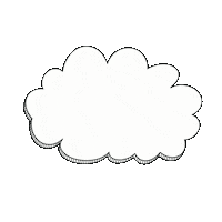 dolce_is white artist rain cloud Sticker