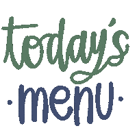 ohaijoy today handlettering menu todays menu Sticker