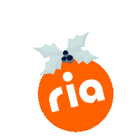 riafinancial ria found orange santa find orange santa ria orange santa Sticker