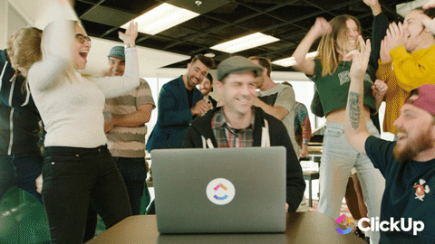 clickup giphyupload commercial startup founding fathers GIF
