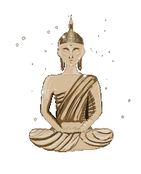 Danaya8 dog puppy meditation puppies Sticker
