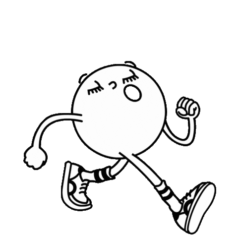 Peace Walking Sticker by Nooch.Earth