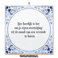 Wijsheid Ontspanning Sticker by Tegelspreuken.nl