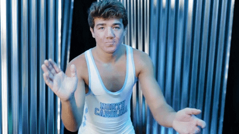 Lets Go Wrestling GIF by UNC Tar Heels