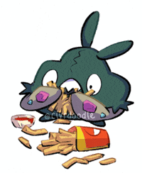 Hungry French Fries GIF