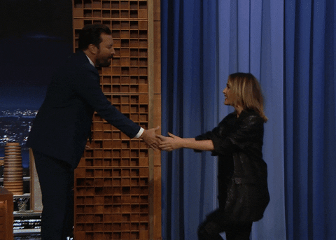 Entrance Rosebyrne GIF by The Tonight Show Starring Jimmy Fallon