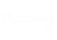 Days Of The Week Thursday Sticker