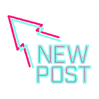 Post Neon Sticker by Essential Vegan