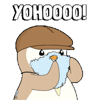 Im Back Its Me Sticker by Pudgy Penguins