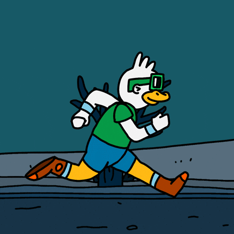 Coffee Running GIF by herbertonic