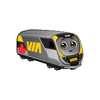 Via Rail Train Sticker by VIA Rail Canada