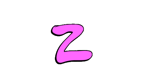 Alphabet Z Sticker by deladeso
