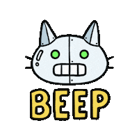 Beep Boop Catandcat Sticker by Cat and Cat Comics