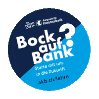 aargauischekantonalbank bank lehre akb aargau Sticker