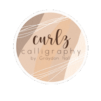 Curlzcalligraphy Sticker