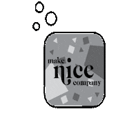 Makenicecompany mnc make nice make nice company solid dish soap Sticker
