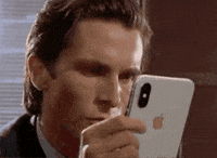 Mad Christian Bale GIF