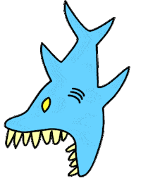 Shark Sticker by Originals