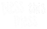 This Is Messy Help Me Sticker