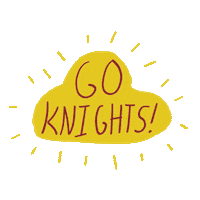 Knights Go Sticker by Calvin University