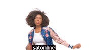 girl no Sticker by Salon Line
