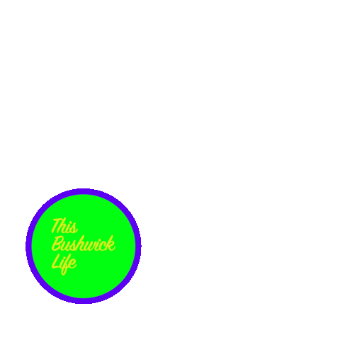 Neon Tripping Sticker by This Bushwick Life