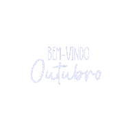 Minimalist Outubro Sticker