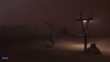 'I've Never Seen Anything Like It!': Dust Storm Makes for Afternoon Gloom at New South Wales Camp Site