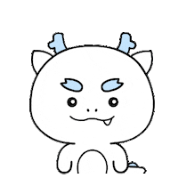 Dragon Hello Sticker