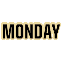 Monday Morning Day Sticker by Purdue University