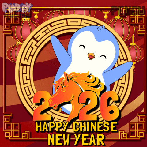 Chinese New Year Penguin GIF by Pudgy Penguins