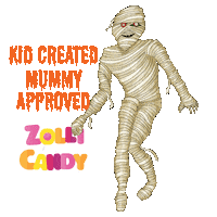 ZolliCandy halloween candy mummy alinastarrmorse Sticker