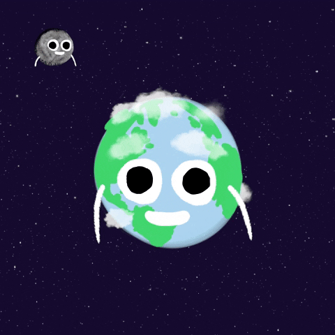 ruxly giphyupload animation loop moon GIF