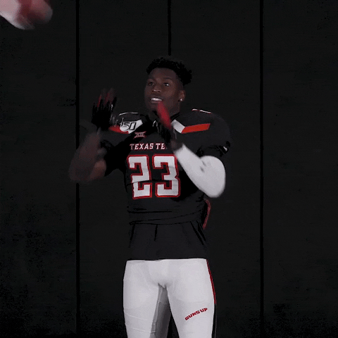 Texas Tech Red Raiders Football Reaction Pack GIF by Texas Tech Football
