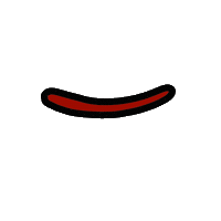 mouth artandsuch Sticker