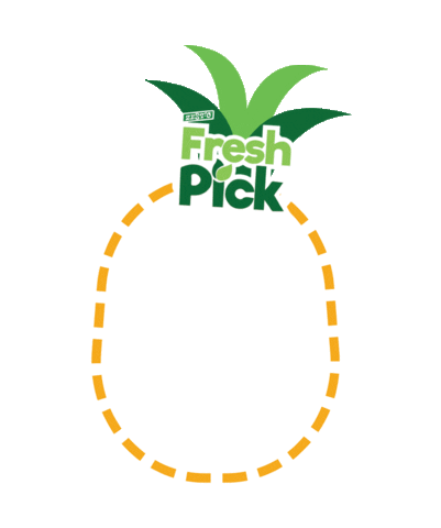 Pineapple Stevia Sticker by Zesto Fresh Pick